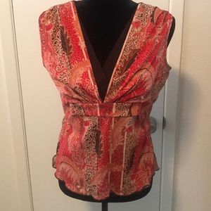 Beautiful top earth tones